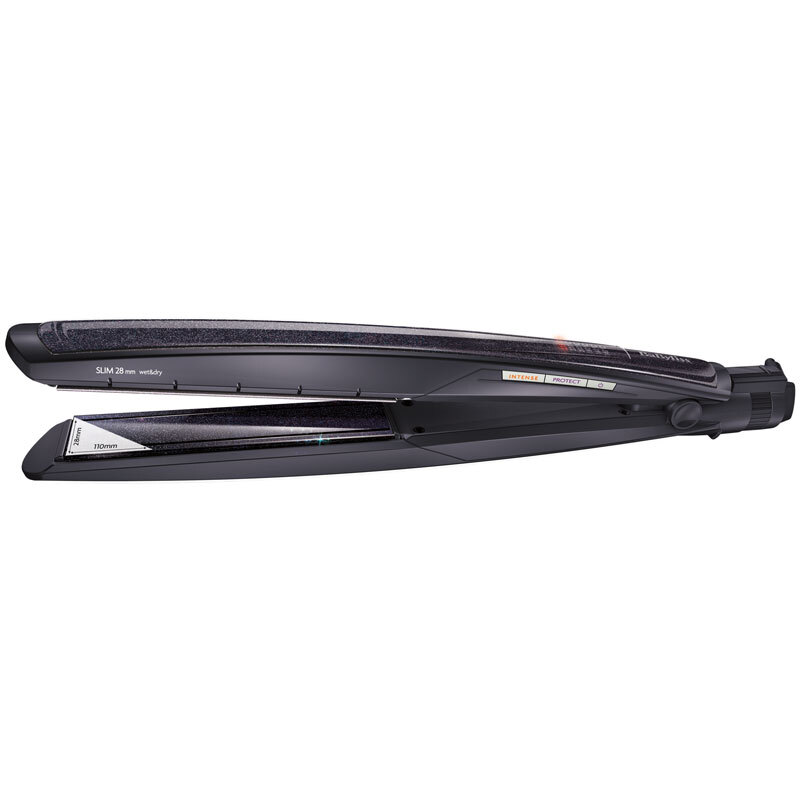 Plancha de pelo Babyliss SLIM 28mm INTENSE PROTECT ST327E - Seco y húmedo, 6 temperaturas,