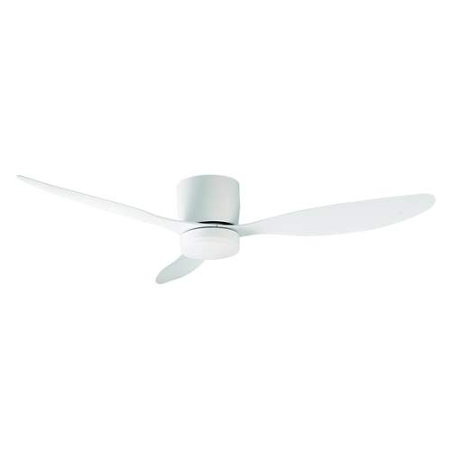 Ventilador de techo Orbegozo CP166132 DC  - 30W, LED,3 aspas de 132cm, 6 Velocidades, Blanco