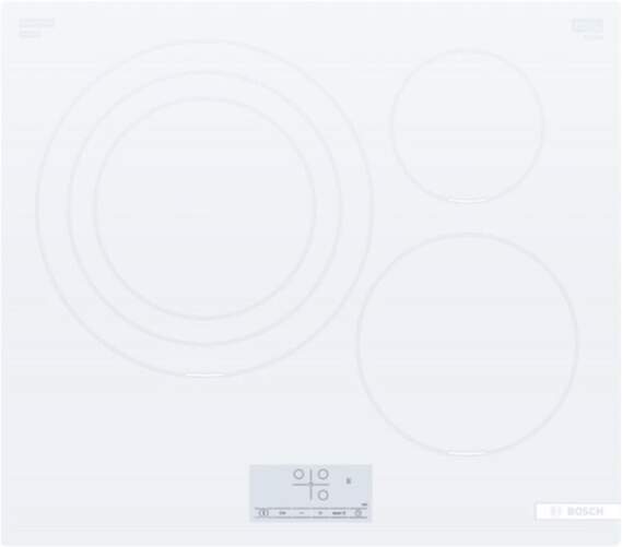Placa Inducci&oacute;n Bosch PID612BB1E - 3 Zonas, 7400 W, Blanco