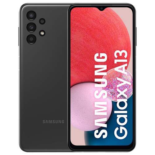 Samsung Galaxy A13 4/128GB Negro - 6.6" FHD+, Exynos 850 2GHz, 50+5+2+2/8Mpx, Android 12, 5000mAh