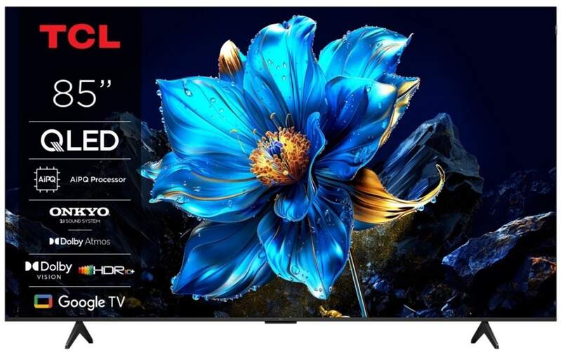 TV TCL 85" 85P7K - 4K Ultra HD, OLED, Google TV, Dolby Vision y Atmos, Procesador AiPQ, HDR10+
