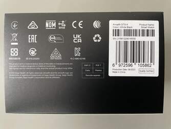 SMARTWATCH AMAZFIT GTS 4 MISTY WHITE