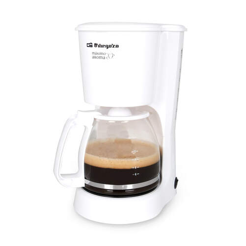 Cafetera de goteo Orbegozo CG4023B - 15 tazas, 800 W, Filtro, Blanca