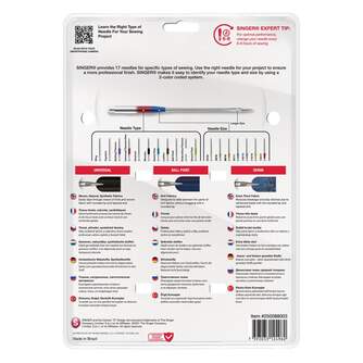 ACC. MAQUINA DE COSER SINGER AGUJAS A4   25 AGUJAS