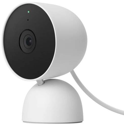 Google Nest Cámara Inteligente Interior - Sensor color 2 mpx, 135º campo visión, Visión nocturna