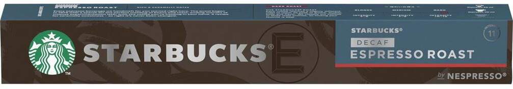 Cápsulas Starbucks Nespresso Dark Roast Descafeinado- Espres