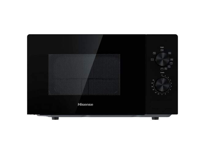 Microondas Hisense H20MOBP1 - 700W, 20 Litros, 5 Potencias, Negro