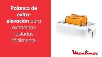 TOST. MOULINEX LT140111 2R CORTO BLANCO 800W
