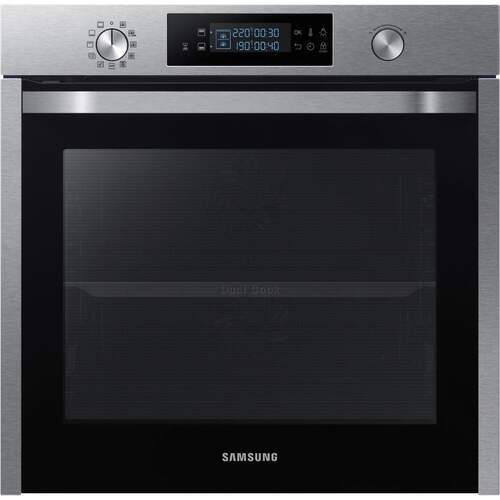 Horno Pirolítico Samsung NV75K5571RS - A, 75L, Dual Cook, AutoCook 50 Recetas, Steam Clean