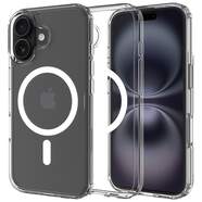 Funda JIC Armor Elite para iPhone 16 - Transparente, MagSafe, TPU resistente a golpes y rayones Funda JIC Armor Elite para iPhone 16 - Transparente, MagSafe, TPU resistente a golpes y rayones