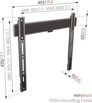SOPORTE TV VOGELS TVM 5405 FIXED MOUNT MEDIUM