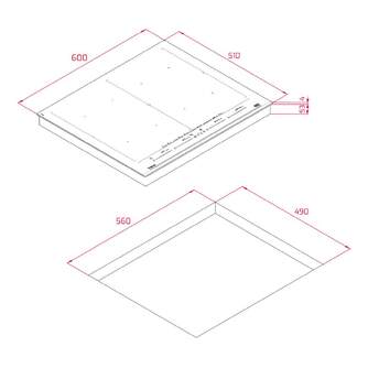 ENCIM. TEKA IZF68780MST BK DIRECT SENSE 112500036