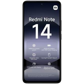 SMARTPHONE REDMI NOTE 14 6/128 6,67%%%quot; BLACK