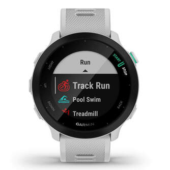 SMARTWATCH GARMIN FORERUNNER 55 BLANC 010-02562-11