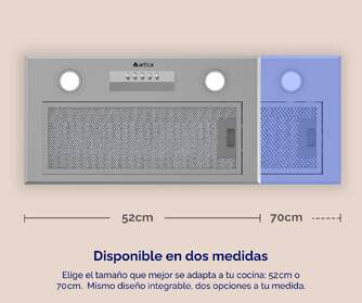 CAMPANA INTEG ARTICA AINTEGRA52CI 52CM C INOX