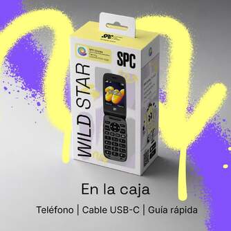 SENIORPHONE SPC WILD STAR CONCHA DARK MATTER 4G