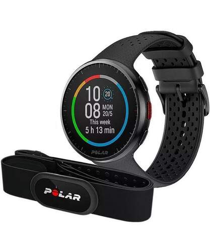 Smartwatch Polar Pacer Pro - Gris y Negro, Talla M-L