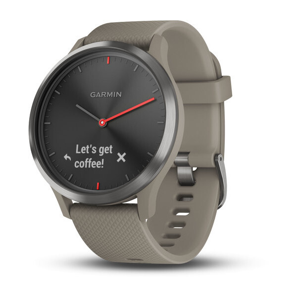 SmartWatch Garmin Vívomove HR Beige - Frec. Cardíaca, Registro Actividades