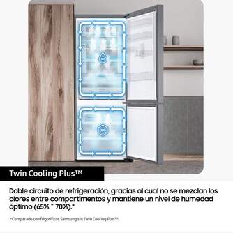 FRICOM. SAMSUNG RB53DG703CS9EF 203x75 INOX