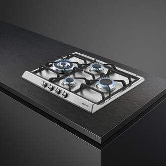 ENCIM. SMEG SER60SGH3 4F INOX GAS