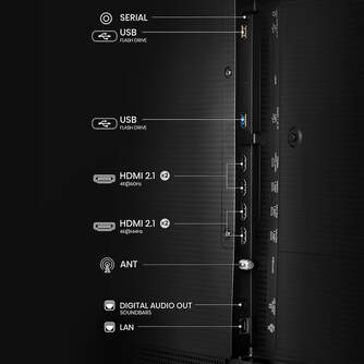 TV HISENSE 55%%%quot; 55S7NQ CANVAS UHD QLED SMARTTV 144H