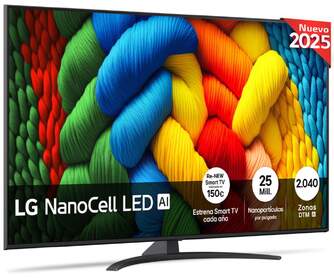 TV LG 65%%%quot; 65NANO81A6A UHD NANOCELL ALFA7 WEBOS25