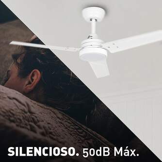 VENTILADOR TECHO JATA JVTE4233 106CM LED 3A DC BCO