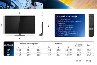 TV PHILIPS 55%%%quot; 55OLED819 UHD OLED GOOGLETV AMB P5