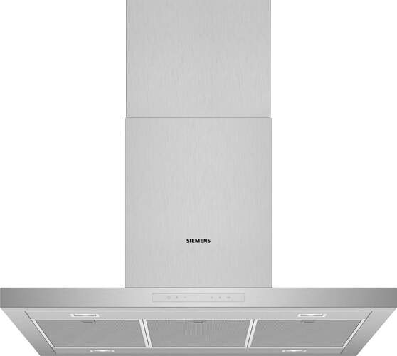 Campana decorativa Siemens LF97BCP50 - A, 90cm, 726m3/h, 58 dB, Motor iQdrive, 5 Potencias,