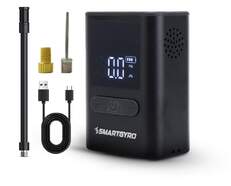 Hinchador de Ruedas SmartGyro Nano Compresor - Parada automática, pantalla digital, 3 modos presión