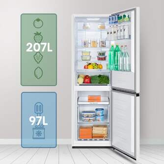 FRICOM. HISENSE RB390N4BWC 186x60x59 NF BCO DSP