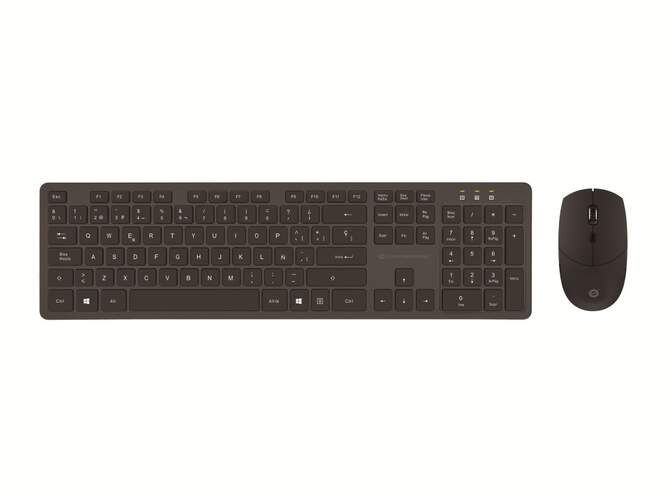 Pack Teclado y rat&oacute;n Conceptronic ORAZIO - Inal&aacute;mbrico con nanorreceptor, rat&oacute;n &oacute;ptico 1600DPI