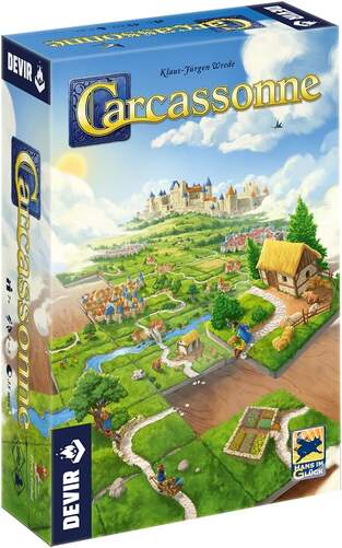 Juego de mesa Carcassonne - Estrategia, a partir de 7 años