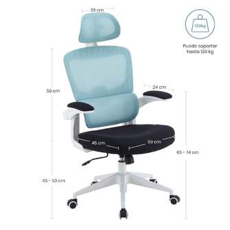 SILLA DE ESCRITORIO WOXTER ERGO BLACK