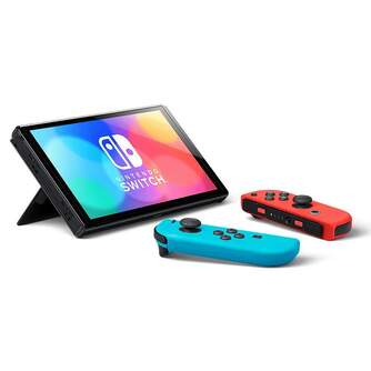 CONSOLA NINTENDO SWITCH OLED AZUL/ROJA NEON