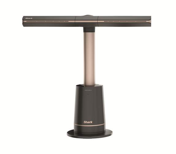 Ventilador pie Shark TF200SEU - 90W, Sin aspas, Temporizador, Silencioso, Oscilante, Mando, Gris