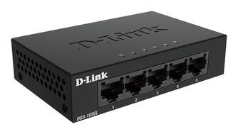 SWITCH D-LINK DGS-105GL METAL 5 PUERTOS GIGABIT