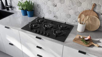 ENCIM. BALAY 3ETG676RB 5F 75CM GAS NAT NEGRO