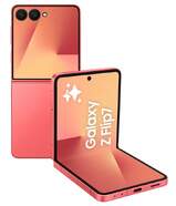 Samsung Z Flip7 12/512 GB Coralred - Pantallas 6,9" y 4,1", 50+12 MP, 4300 mAh, Exynos 2500