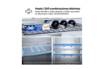 FRICOM. LG GBBS716CPY 186x60 INOX