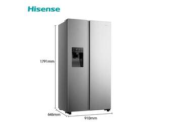 FRI. HISENSE RS650N4AC2 178x91 NF INOX DISP DSP