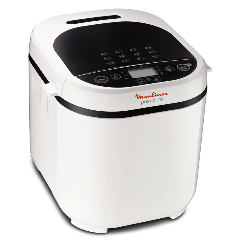 Panificadora Moulinex Ow2101 pain dore ow210130 720w 650w 1kg de potencia 3 niveles tostado 12 programas con acero inoxidable 1 pantalla lcd bizcochos masas mermeladas y cremas avena sin gluten