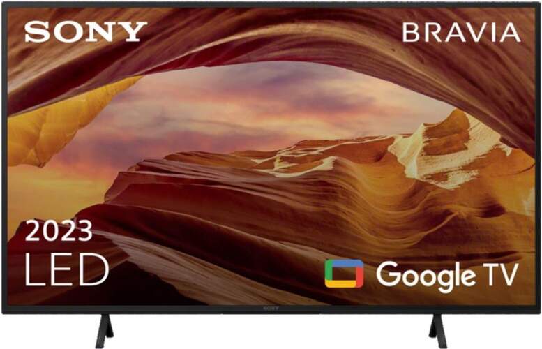 TV 50" Sony KD-50X75W - 4K X-Reality Pro, Google TV, X1 Processor, Dolby Vision/Atmos, MotionFlow