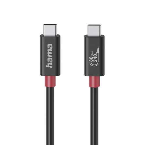 Cable Hama 00200799 E-Marker - USB-C a USB-C, USB4 Gen 4, power delivery 240 W