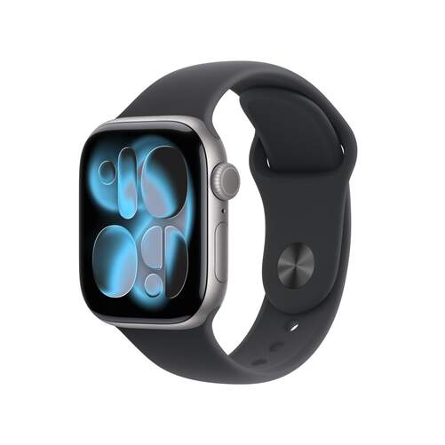Apple Watch Series 11 Space Grey - 1,65" OLED, GPS, Bluetooth 5.3, 24 h autonomía, Correa talla S/M