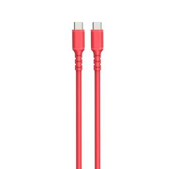 CABLE DCU USB C a USB C 1M ROJO
