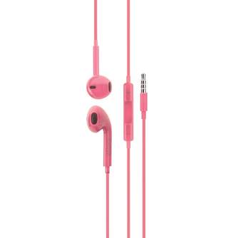AURICULARES DCU JACK 3,5MM STEREO ROSA