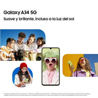 SMARTPHONE SAMSUNG A34 5G 8/256 6,6%%%quot; LIGHT GREEN