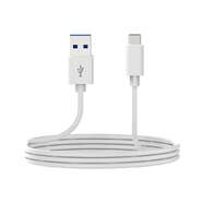Cable DCU USB-C a USB-A - 2 metros, USB 3.0, Blanco