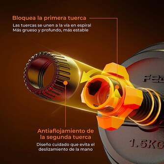 KIT XIAOMI MANCUERNAS V2 BARRA PESA RUSA 30 KG  SE
